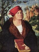 Lucas Cranach the Elder Portrat des Dr. Johannes Cuspinian oil on canvas